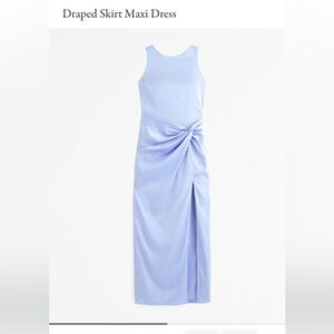 Abercrombie draped skirt maxi dress, size S (Tall)